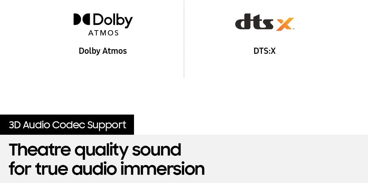 SAMSUNG 3.1.2ch Q800A Q Series Soundbar - Dolby Atmos/DTS: X with Alexa Built-in (HW-Q800A, 2021 Model)