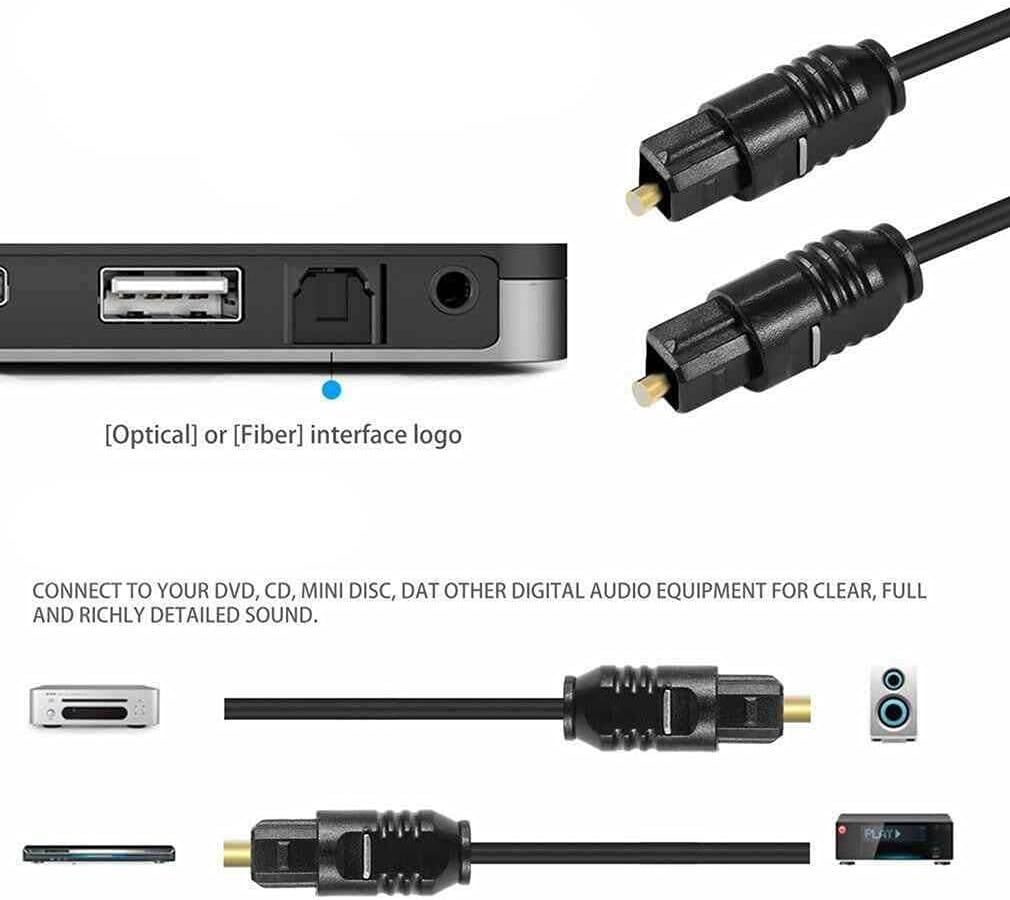 Replacement 6FT Digital Optical Audio Toslink Cable for Bose Soundbar 500 700