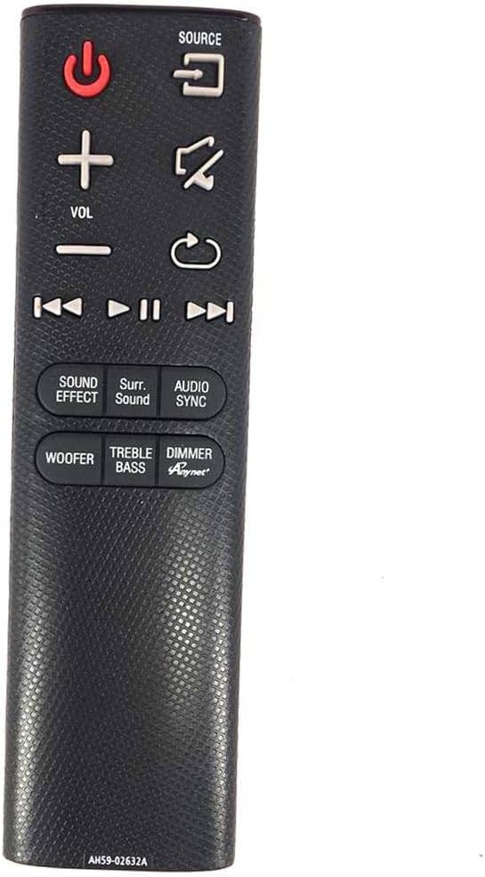 Replacement Remote Control AH59-02632A For Samsung Sound Bar System HWH750 HWH750/ZA HWH751 HWH751/ZA