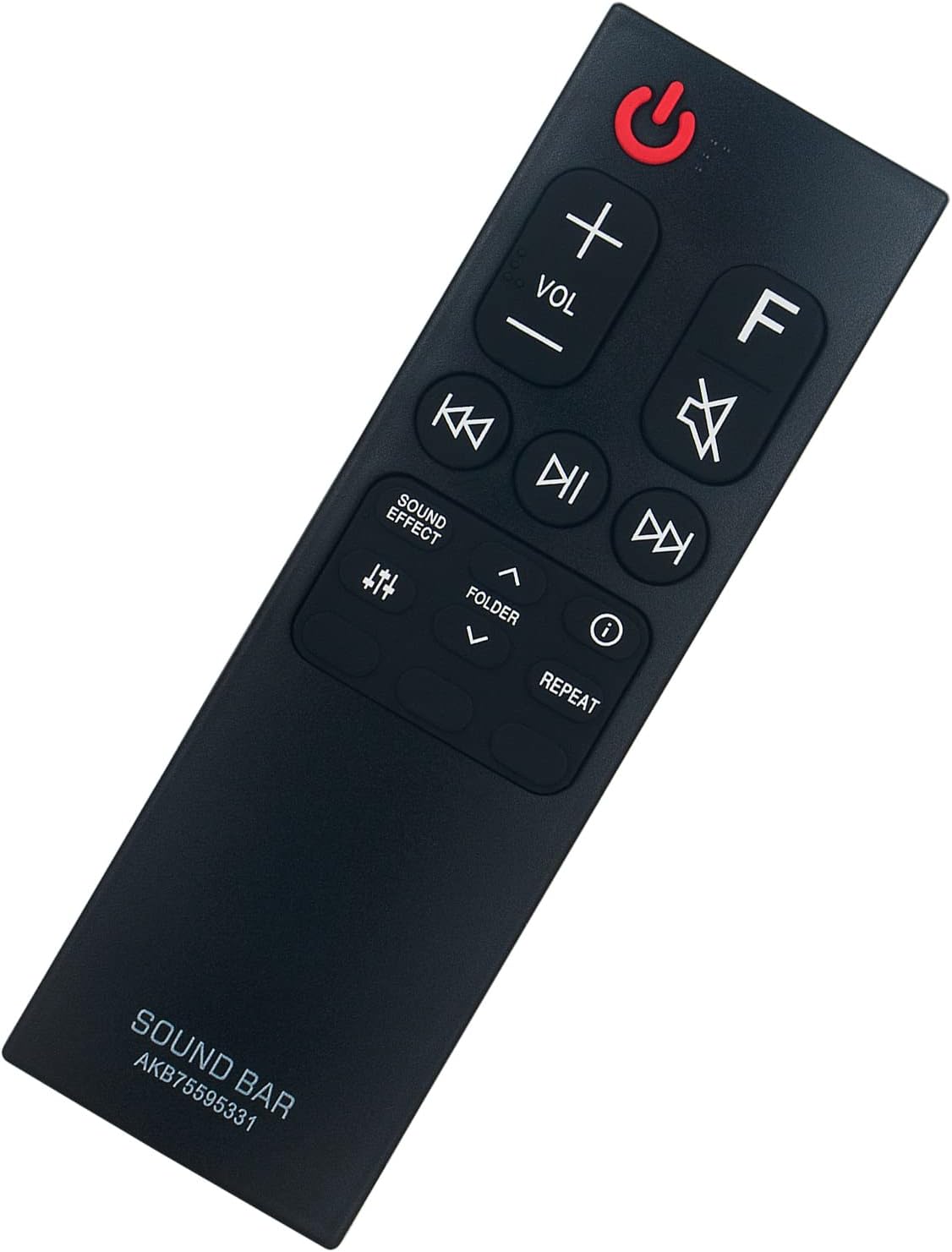 AKB75595331 Replacement Remote Control Applicable for LG Sound Bar SL6Y SPL5B-W SN6Y SPN5B-W SL4 SPH4B-W SL5Y SN7CY SNC4R SPH4B-W SPJ4-S S65S3-S SL4Y SL7Y SLM4R SN6 SPN5BM-W