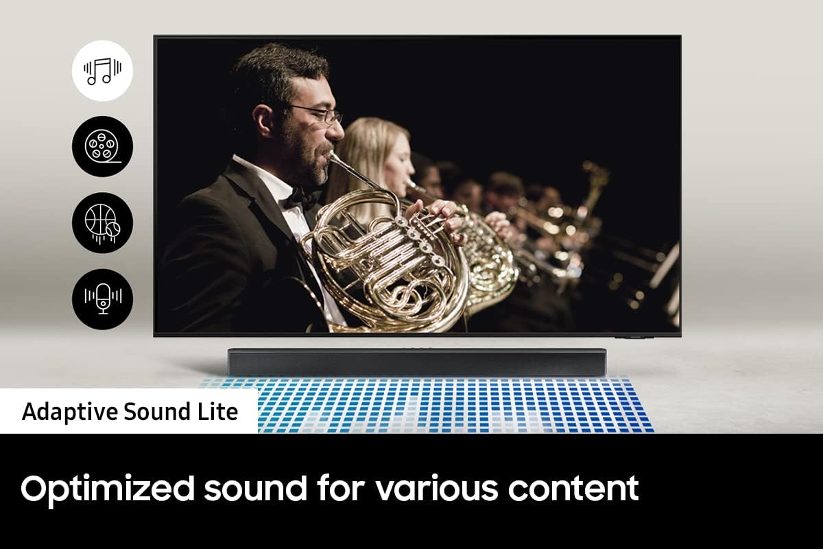 Samsung HW-B550 2.1ch Soundbar and Subwoofer with Dolby with an Additional 1 Year Coverage by Epic Protect (2022)