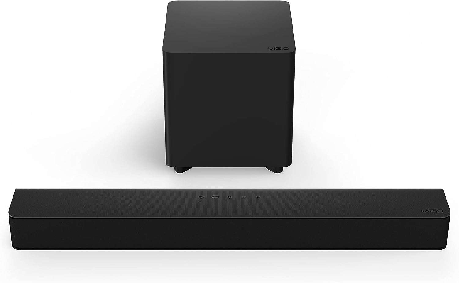 VIZIO V-Series 2.1 Compact Home Theater Sound Bar with DTS Virtual:X, Bluetooth, Wireless Subwoofer, Voice Assistant Compatible, Includes Remote Control - V21t-J8