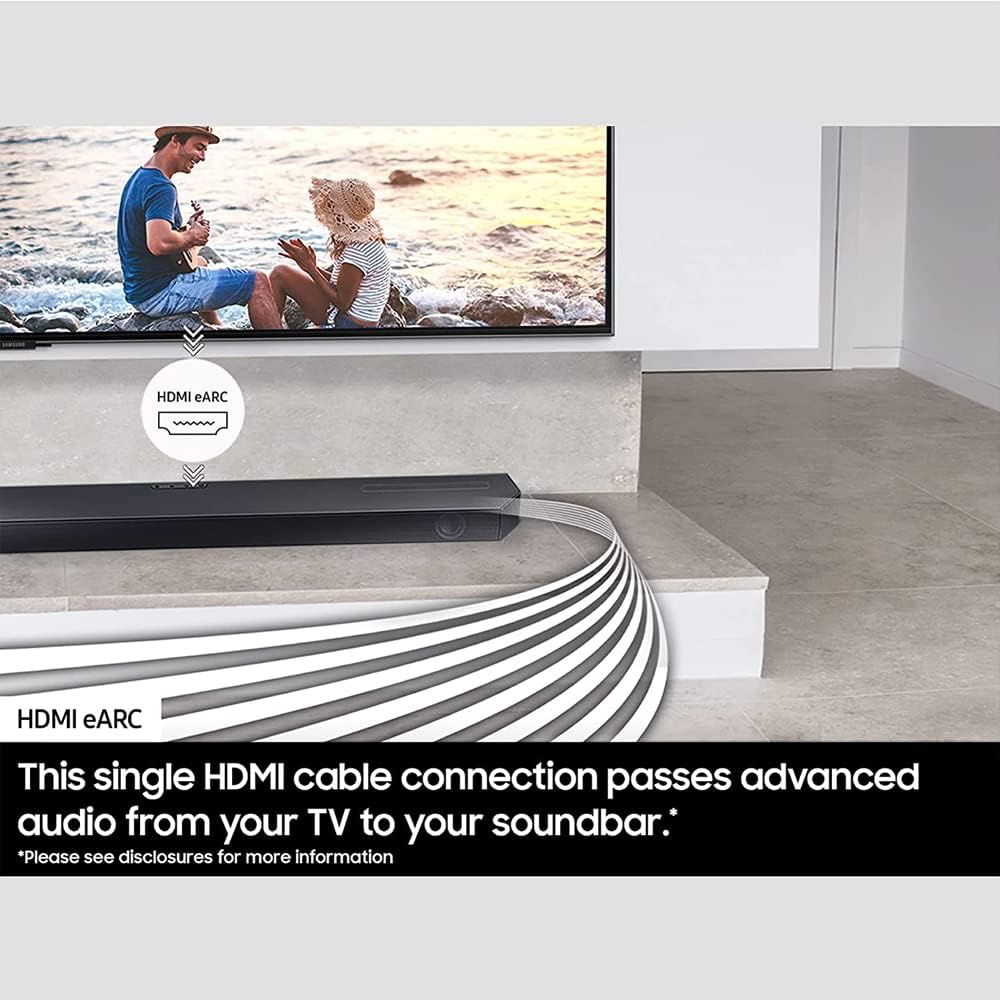 SAMSUNG HW-Q600C 3.1.2ch Soundbar and Subwoofer with Dolby Audio Bundle with 2 YR CPS Enhanced Protection Pack