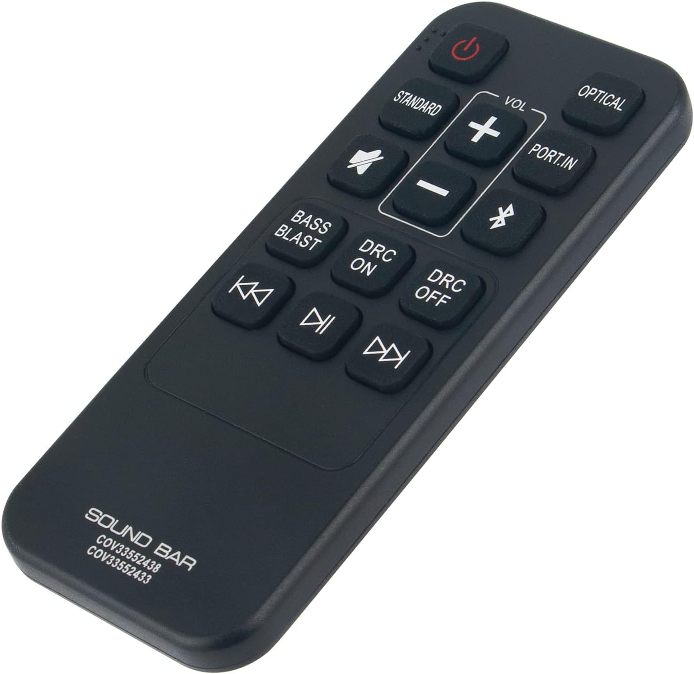 COV33552438 COV33552433 Replacement Remote Control Applicable for LG 2.0 Channel Compact Sound Bar SK1