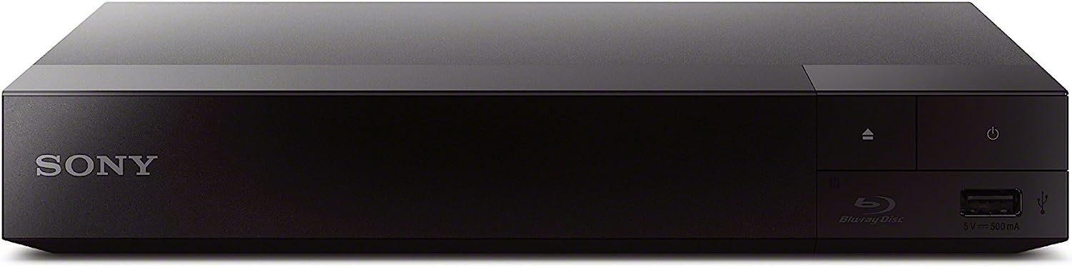 Sony S100F 2.0ch Soundbar with Bass Reflex Speaker, Integrated Tweeter and Bluetooth, (HTS100F) BDP-BX370 Blu-ray Disc Player with Built-in Wi-Fi and HDMI Cable