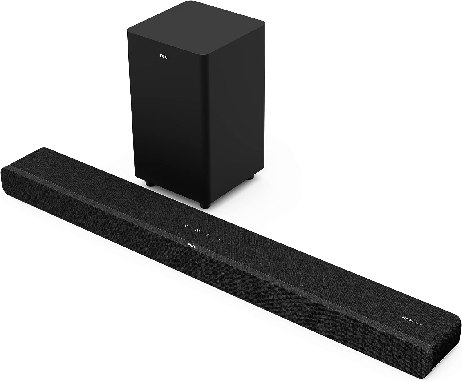 TCL Alto 8 Plus 2.1.2 Channel Dolby Atmos Sound Bar with Wireless Subwoofer, Bluetooth – TS8212-NA, 39-inch, Black (Renewed)