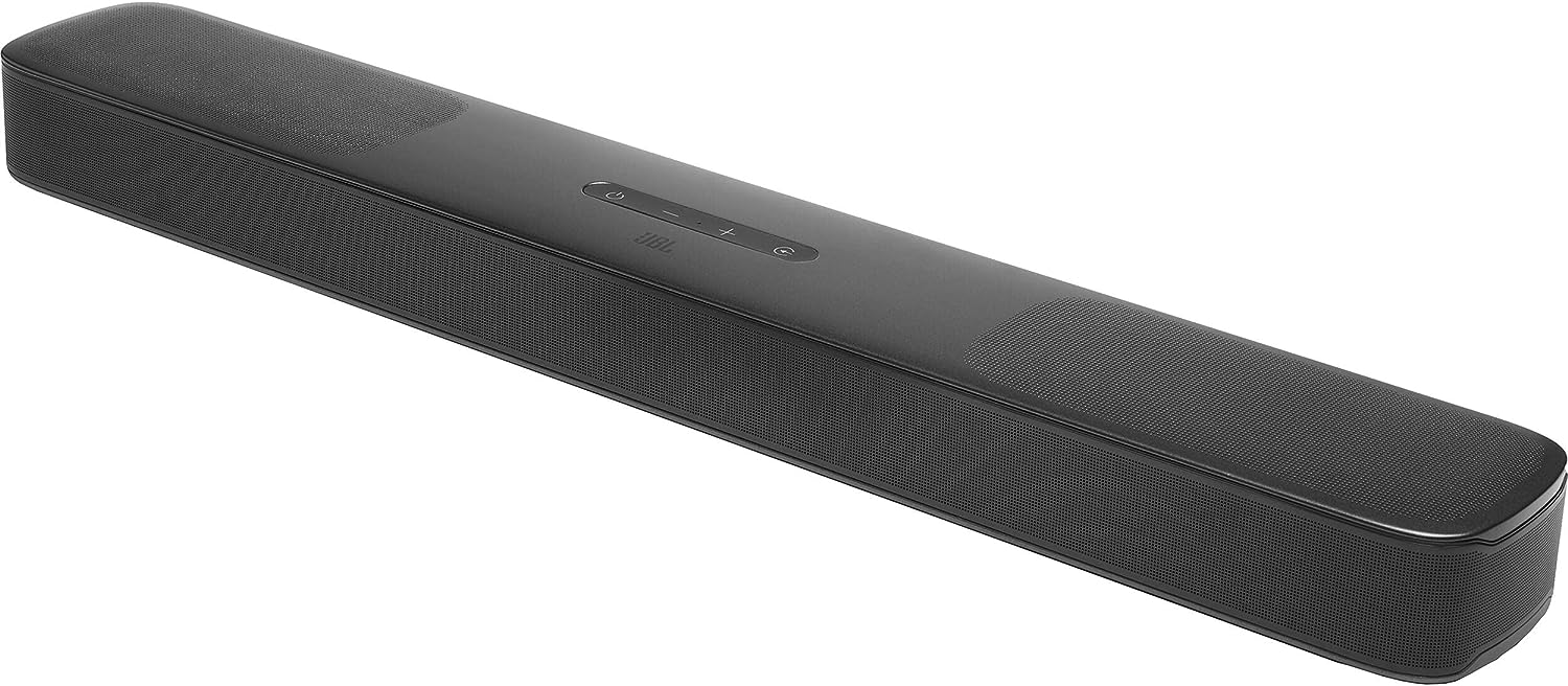 JBL Bar 5.0 MultiBeam 250W Virtual 5-Channel Soundbar - Dolby Atmos Compatibility, 802.11AC WiFi, Bluetooth 4.2 Connectivity, HDMI eARC, Voice Control