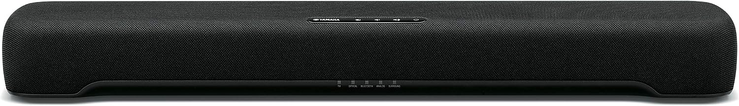 Yamaha Audio SR-C20A Compact Sound Bar with Built-in Subwoofer and Bluetooth, Black