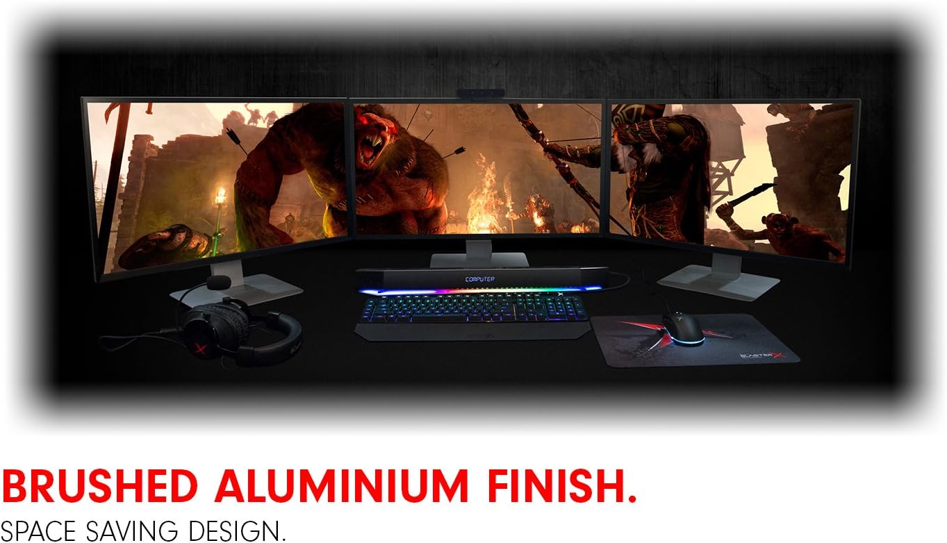 Sound BlasterX Katana Multi-Channel Surround Gaming and Entertainment Soundbar - Hardware Processing, Supports Dolby Digital 5.1 Decoding, Bluetooth-Enabled, for PC, Mac, PS4, and Other Consoles