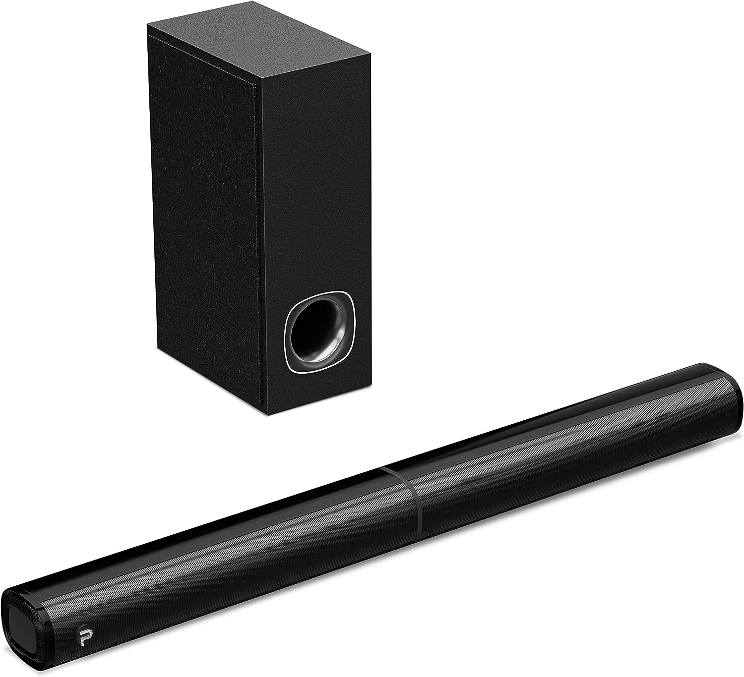 Sound Bar for TV, PHEANOO 2.1 CH Soundbar with Subwoofer, HDMI(ARC)/Bluetooth 5.0/Optical/AUX Connectivity – D5
