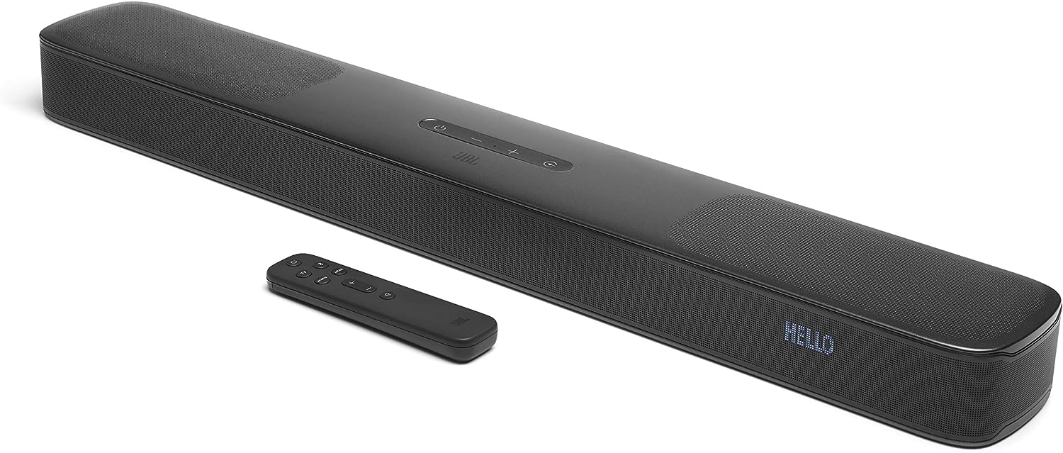 JBL BAR5.0 5-Channel Multibeam Soundbar with Dolby Atmos Virtual Grey, Black