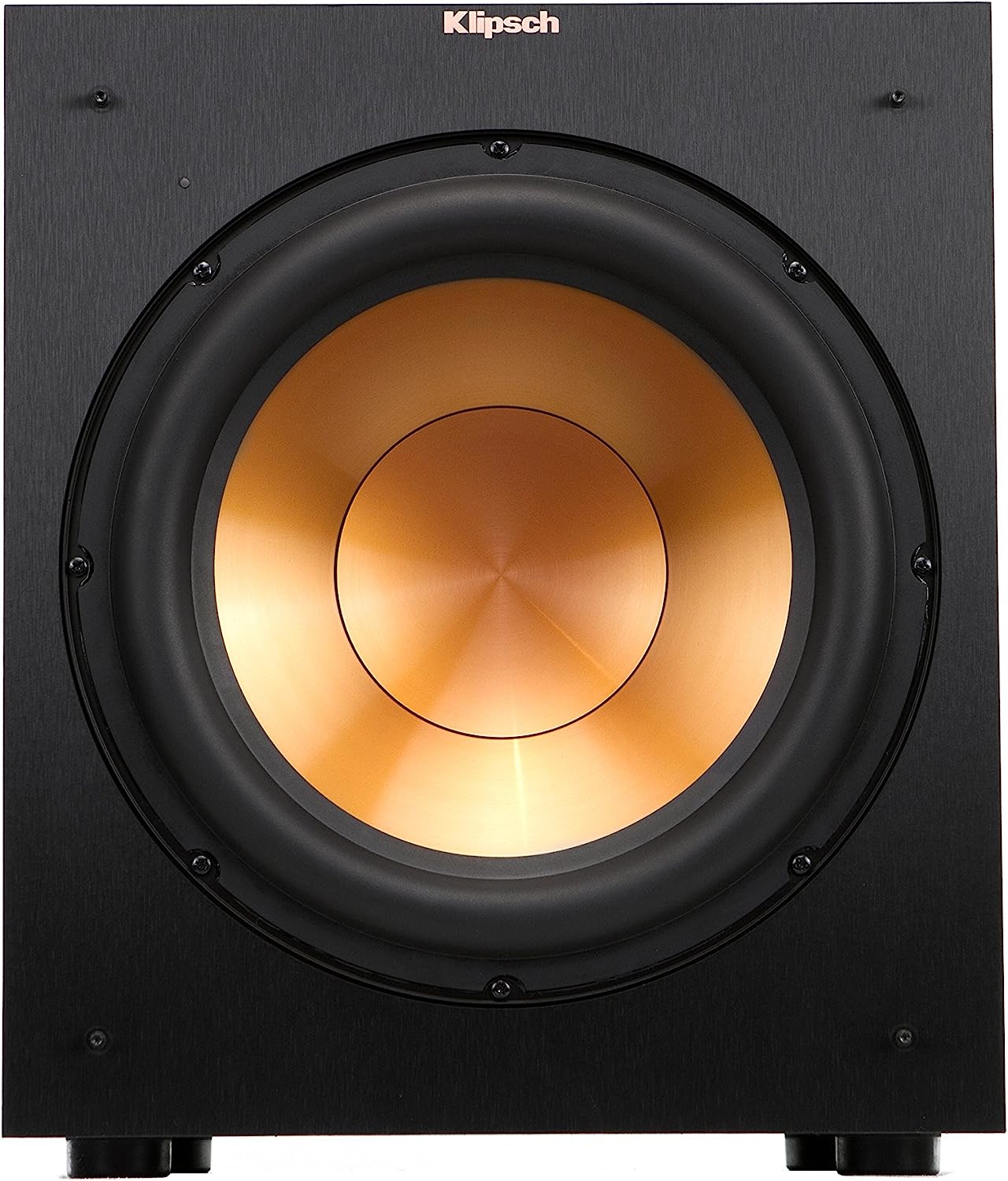 Klipsch R-12SW Powerful Deep Bass Front Firing 12 Copper-Spun Driver 400W Digital Power Subwoofer 14 X 18.5 X 16