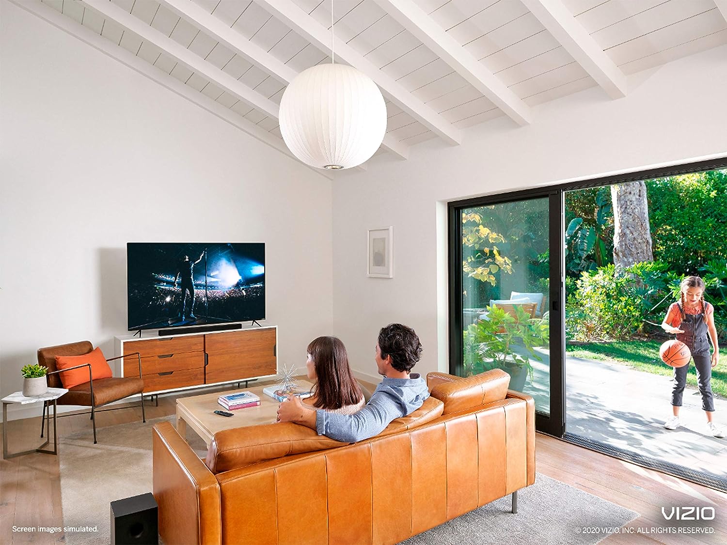 VIZIO V-Series 2.1 Channel Soundbar System with 5-inch Wireless Subwoofer - Black (Renewed)