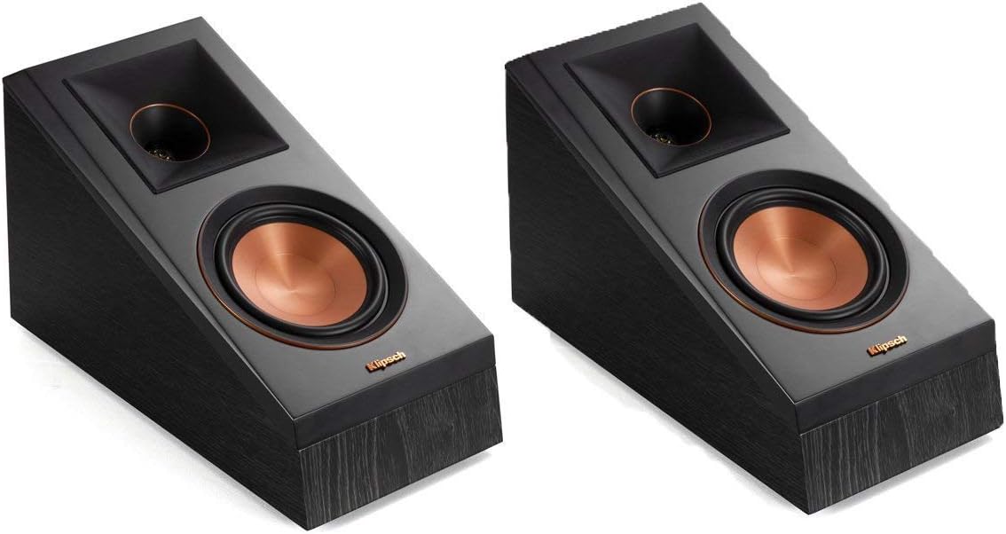 Klipsch RP-500SA Dolby Atmos Surround Sound Speakers (Ebony) (1066507) review